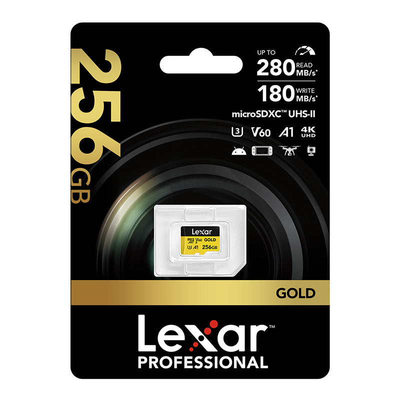 Lexar GOLD microSDXC 256GB hukommelseskort