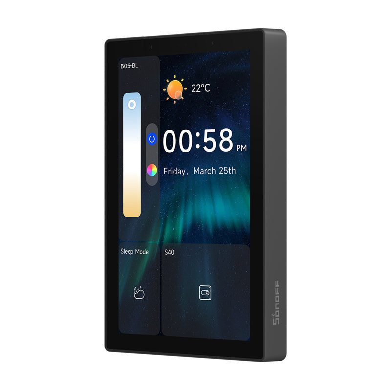 SONOFF NSPanel Pro 120 smart kontrolpanel Matter WiFi/Bluetooth/ZigBee (sort)