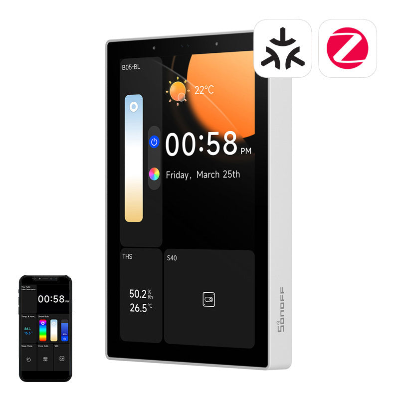 SONOFF NSPanel Pro 120 smart kontrolpanel Matter WiFi/Bluetooth/ZigBee (hvid)