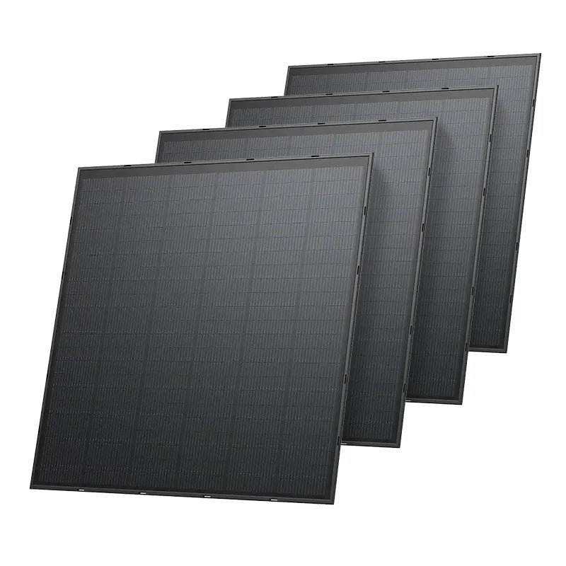 EcoFlow sæt med 2 stk. 250W solcellepaneler, stift design