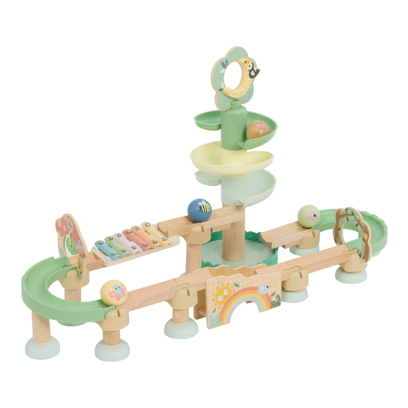 Sunny Baby Marmorbane i træ – Pastel Grøn