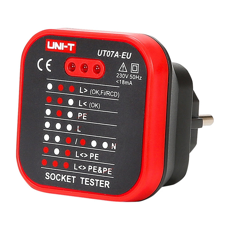 UNI-T UT07A-EU stikkontakttester