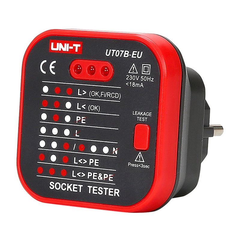 UNI-T UT07B-EU stikkontakttester