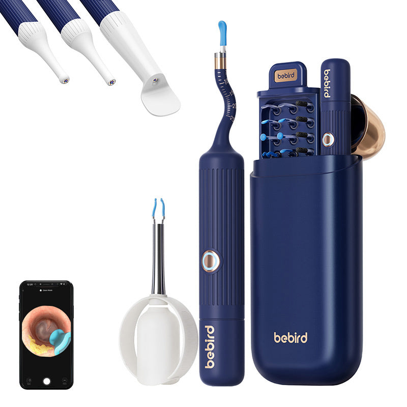 Bebird EarSight Plus otoskop med kamera til ørerens (blå)
