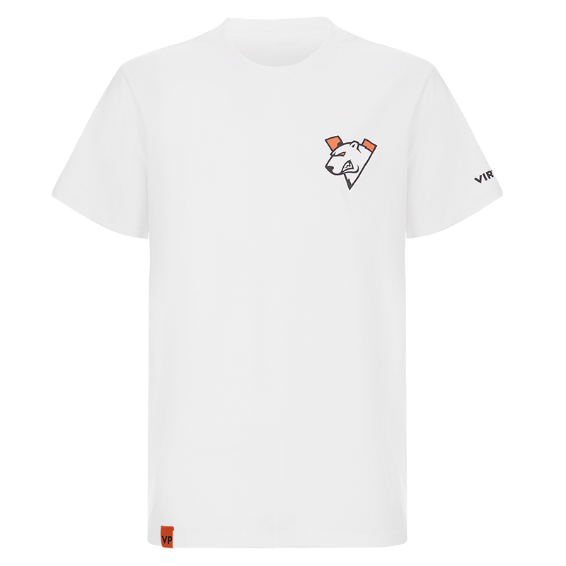 Virtus.pro T-shirt med logo, hvid