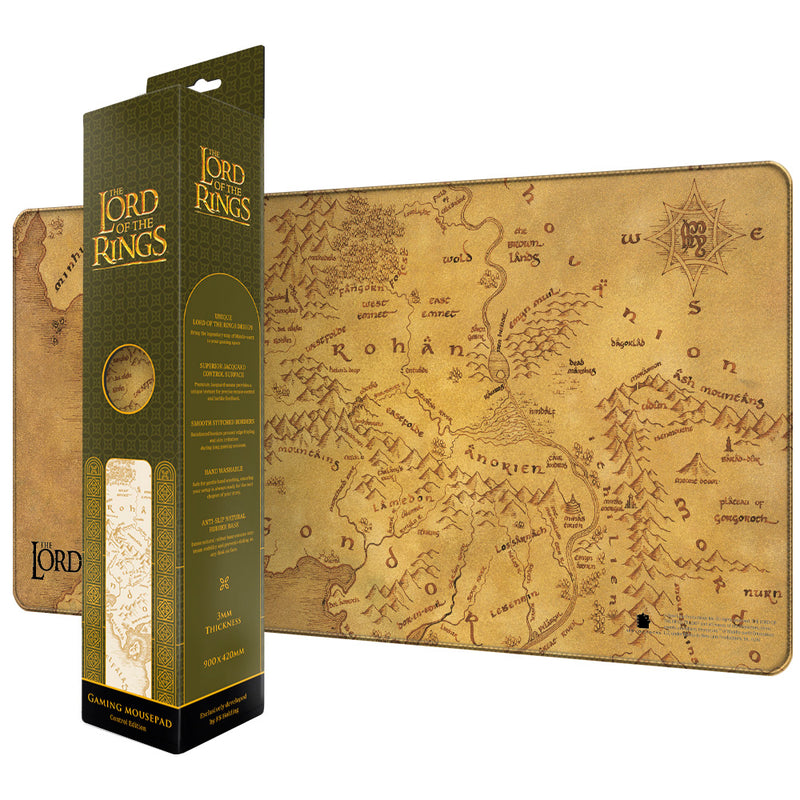 Lord of the Rings: Map - Middle Earth, musemåtte, Control Edition, XL