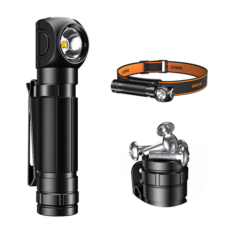 Superfire TH04-S pandelampe, 1000 lm, USB-C