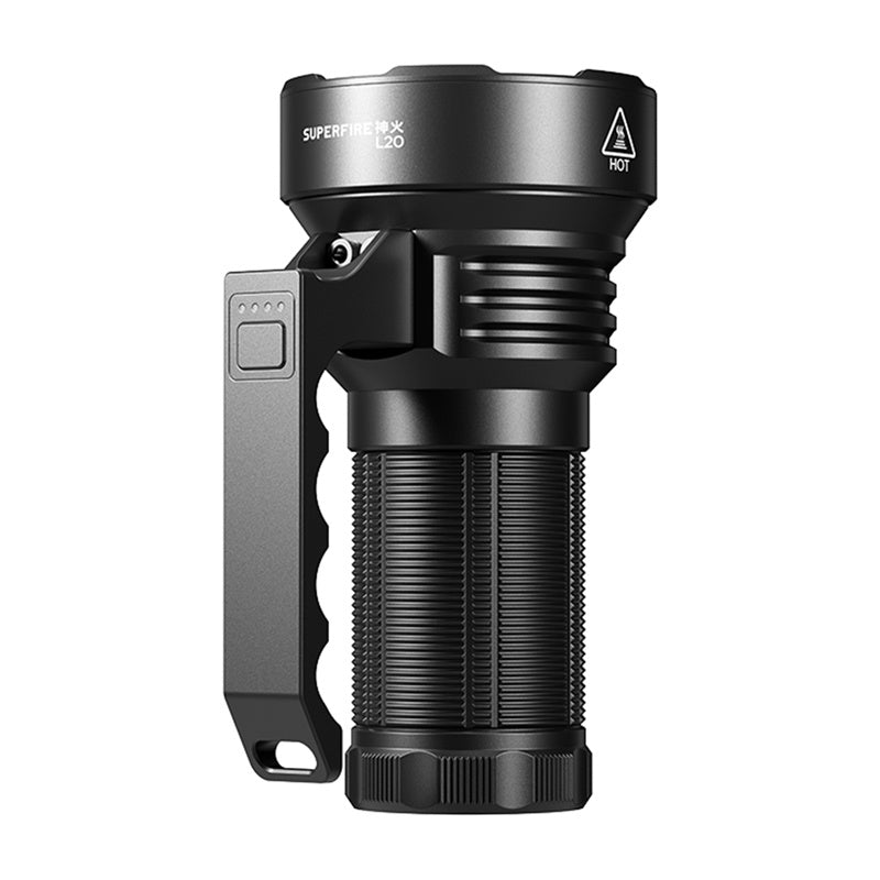 Superfire L20 lommelygte, 5000 lm, USB-C