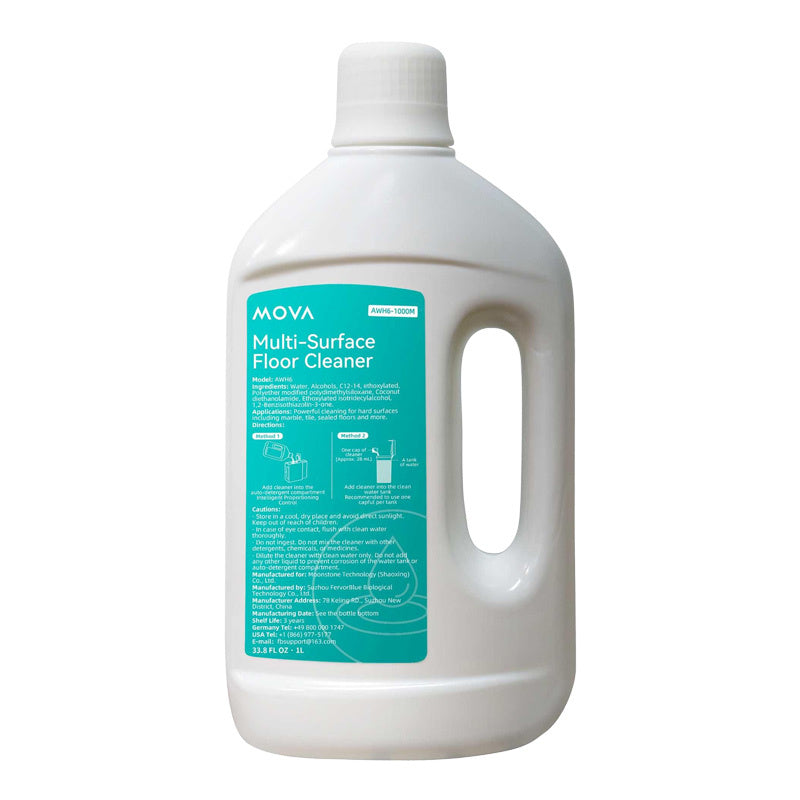 Universalt gulvrengøringsmiddel til MOVA P10 Ultra, P10 Pro Ultra, S20 Ultra, P20 Ultra, G30S Ultra, P50 PU, V50 U, P50s U, P50 U 1L