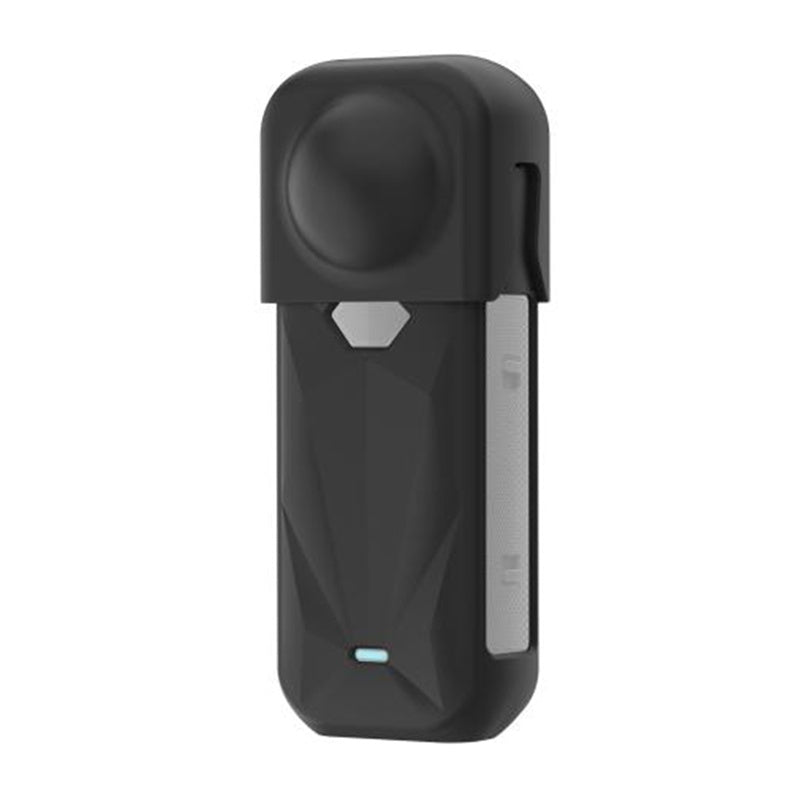 PULUZ beskyttelsesetui i silikone med objektivdæksel til Insta360 X5 (sort)