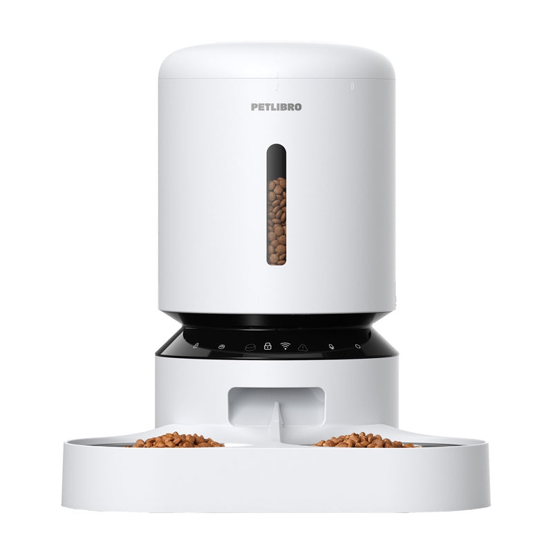 Petlibro Granary foderautomat med dobbelt skål, WiFi, 5L (hvid)
