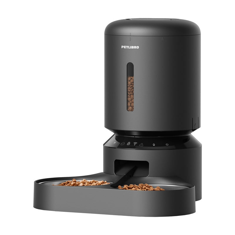 Petlibro Granary foderautomat med dobbelt skål, WiFi, 5L (sort)