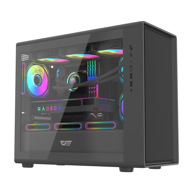 Darkflash DB460M PC-kabinet (sort)