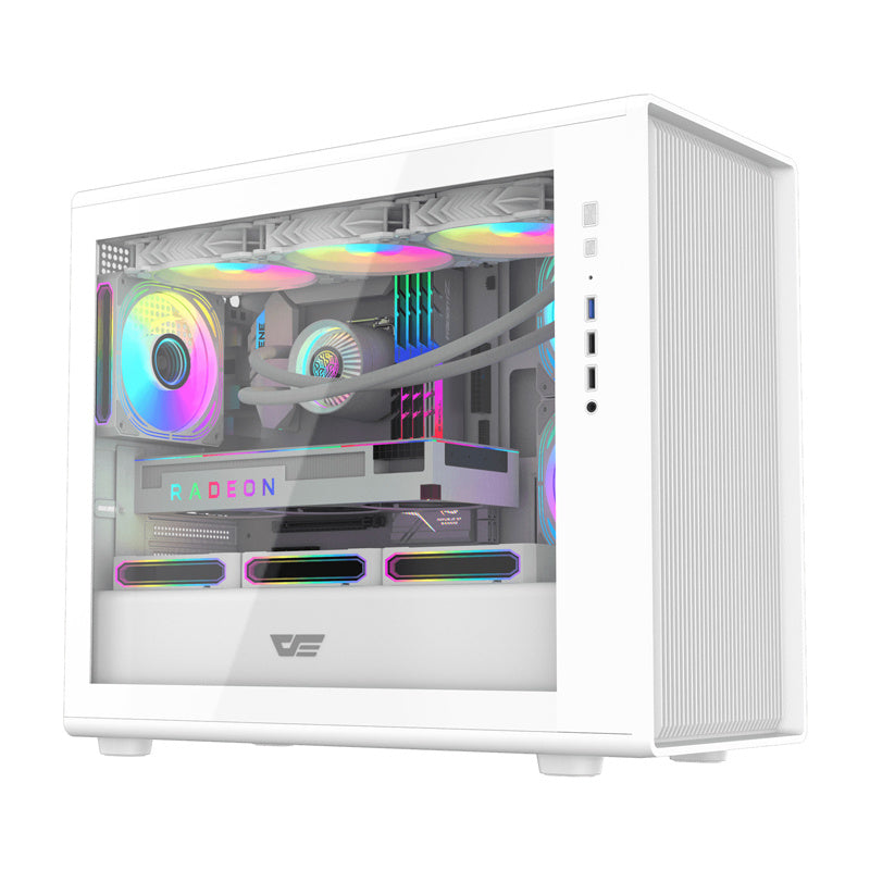 Darkflash DB460M PC-kabinet (hvid)
