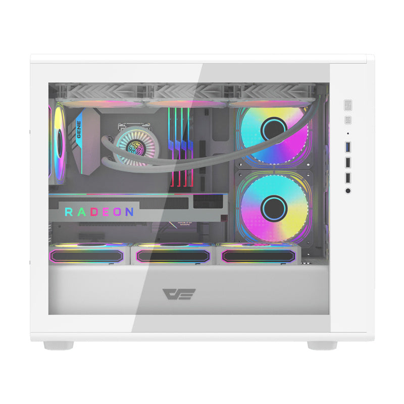 Darkflash DB460M PC-kabinet (hvid)