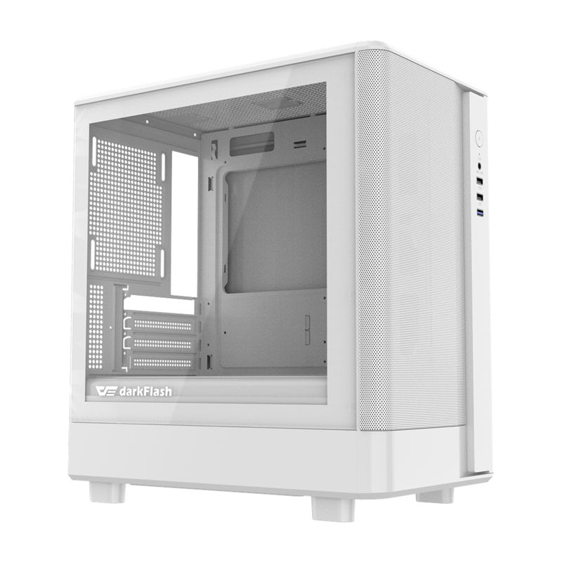 Darkflash DB330M Mesh PC-kabinet (hvid)
