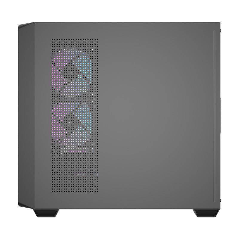 Darkflash DS900WD PC-kabinet (sort) + 4 blæsere