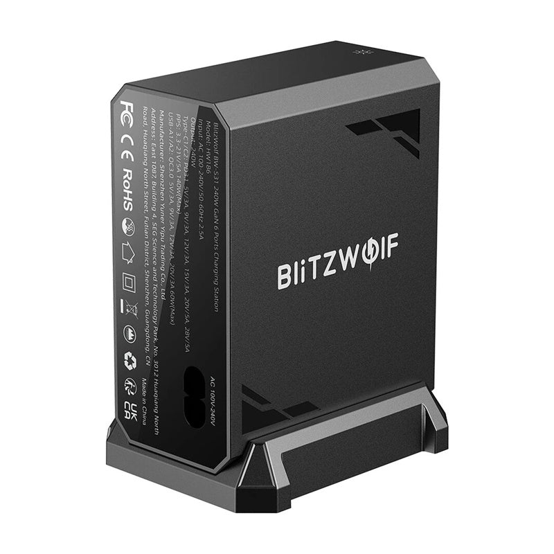 Blitzwolf BW-S31 netlader 2x USB-A, 4x USB-C, PD, 240W