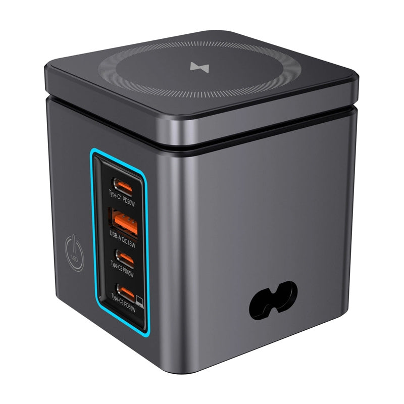 Blitzwolf BW-i113 GaN netlader USB-A, 3x USB-C, 105W