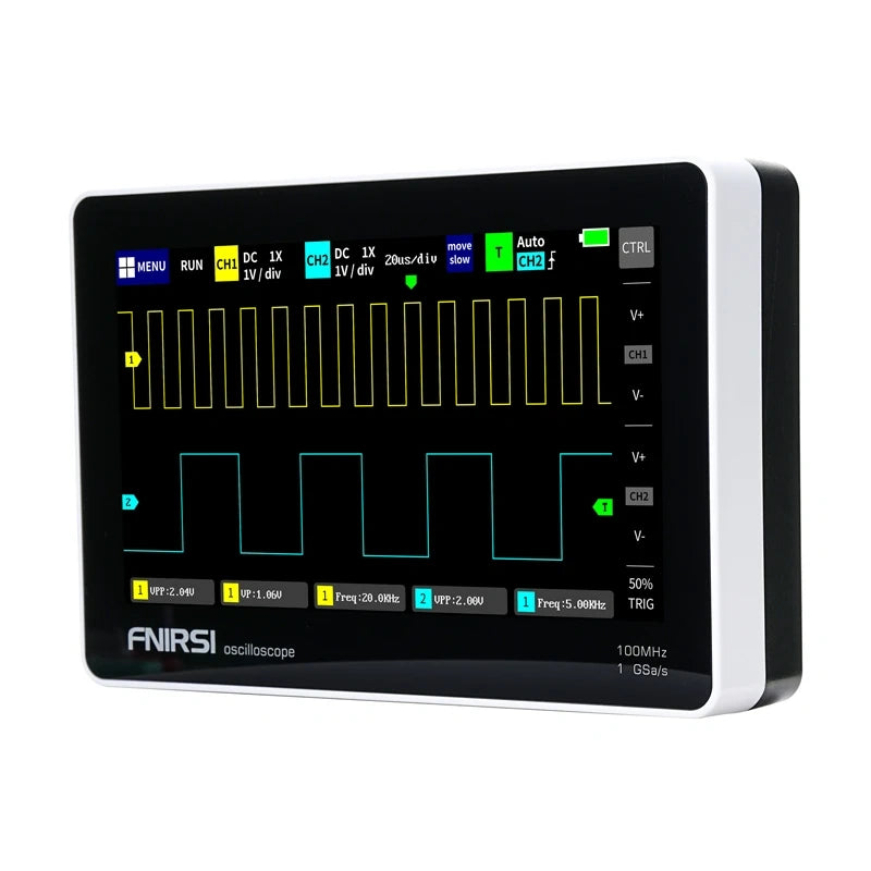 FNIRSI 1013D bærbart 7 tommer tablet-oscilloskop