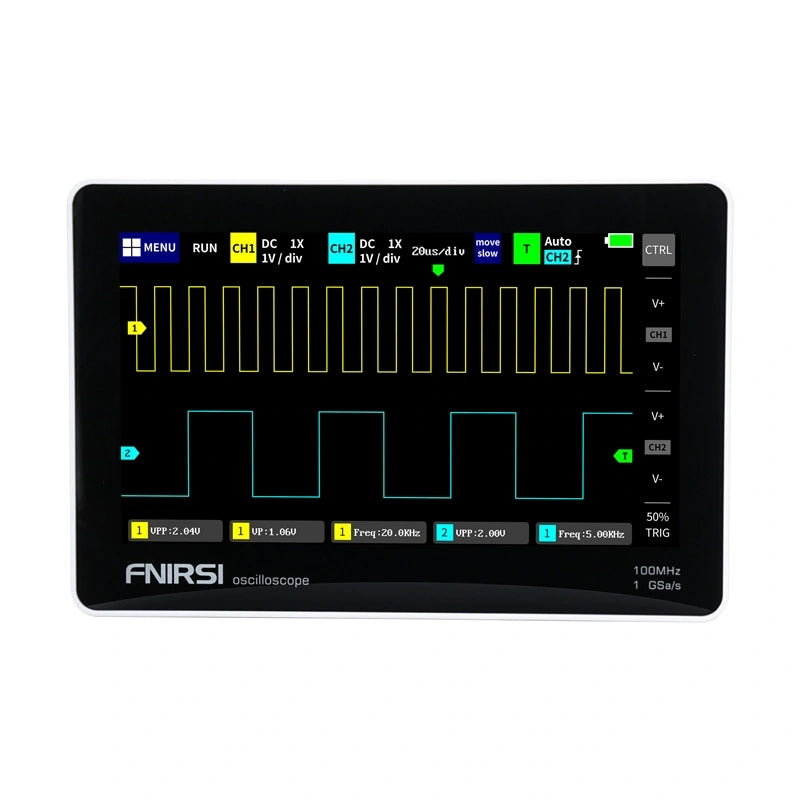 FNIRSI 1013D bærbart 7 tommer tablet-oscilloskop