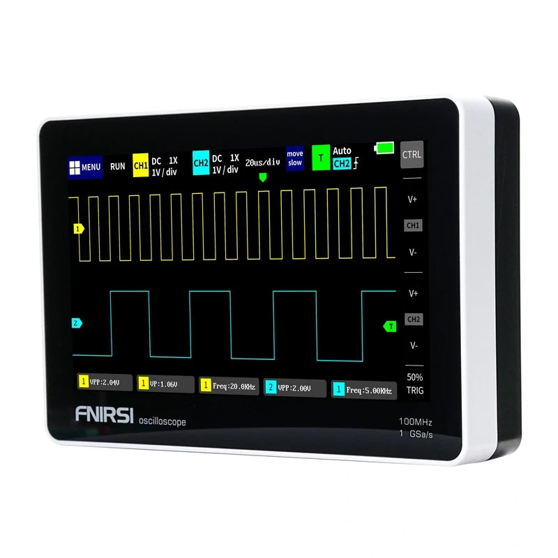 FNIRSI 1013D bærbart 7 tommer tablet-oscilloskop