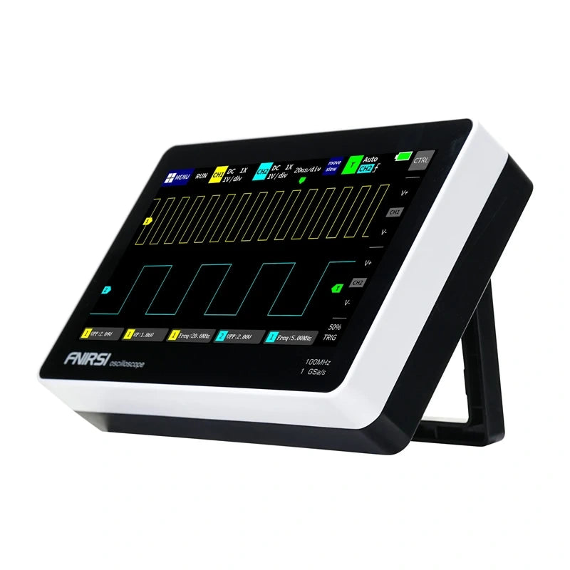 FNIRSI 1013D bærbart 7 tommer tablet-oscilloskop