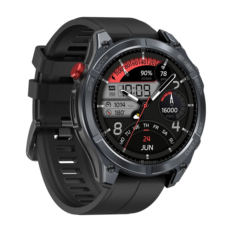 Zeblaze Stratos 4 smartwatch (sort)