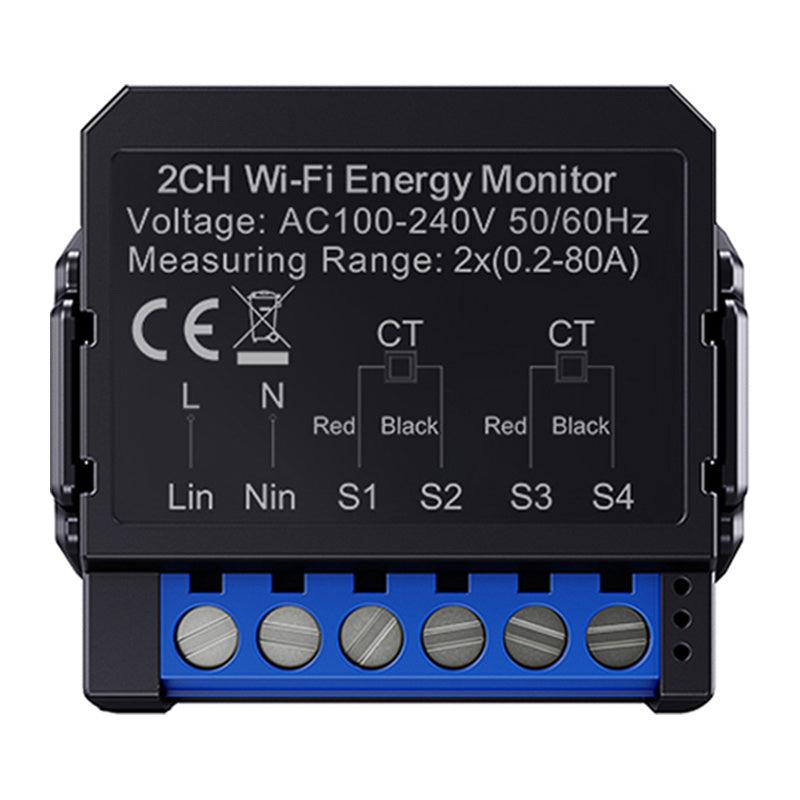 Avatto WPM16-2 smart tovejs-energimåler, WiFi