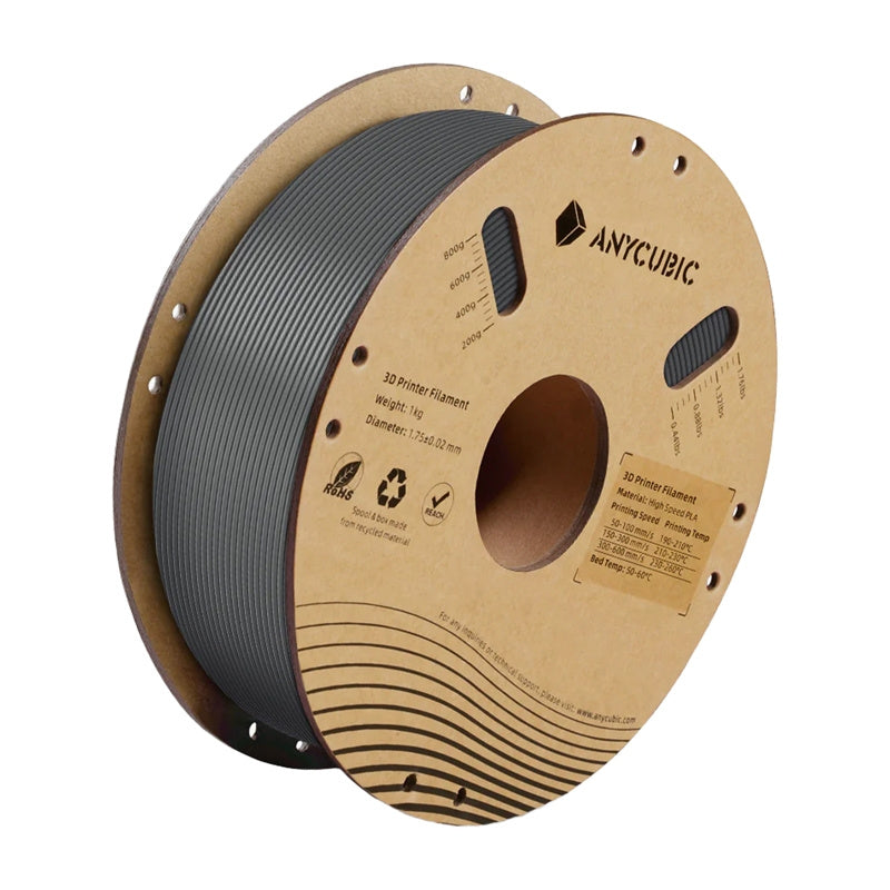 Anycubic High Speed PLA-filament 1 kg (grå)