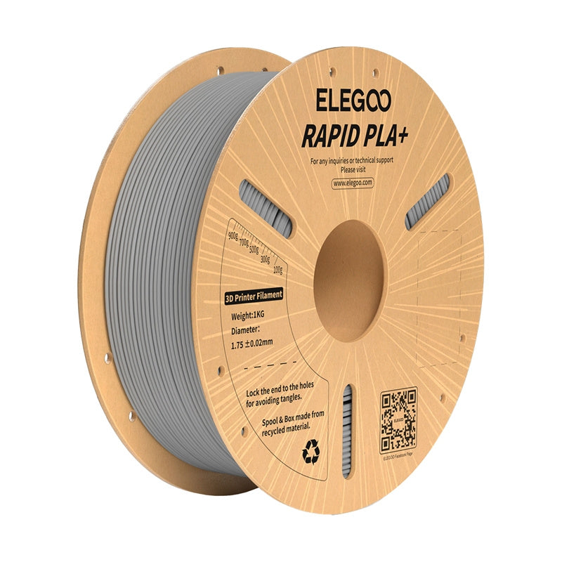 ELEGOO Rapid PLA+ filament (grå)