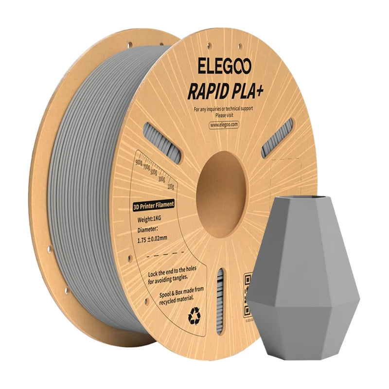 ELEGOO Rapid PLA+ filament (grå)