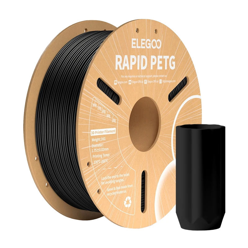 ELEGOO Rapid PETG filament (sort)
