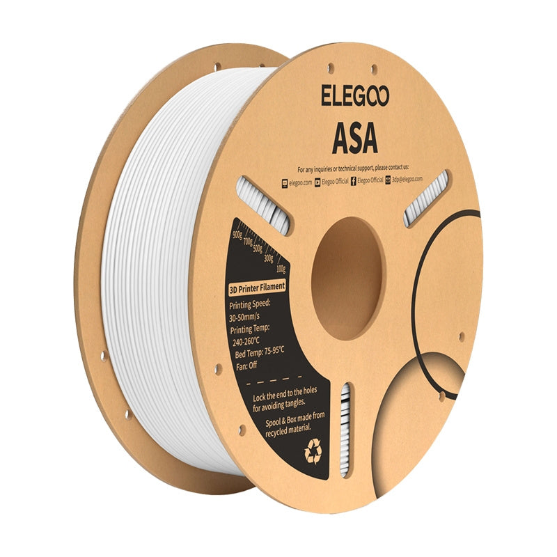 ELEGOO ASA filament (hvid)