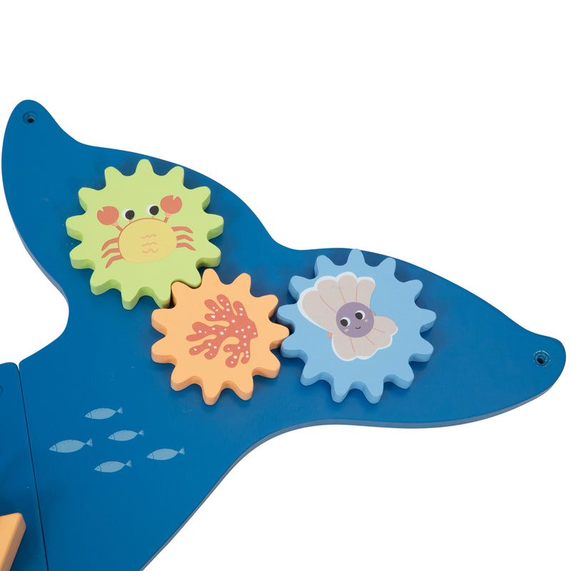 Tooky Toy Træaktivitetspanel Hval