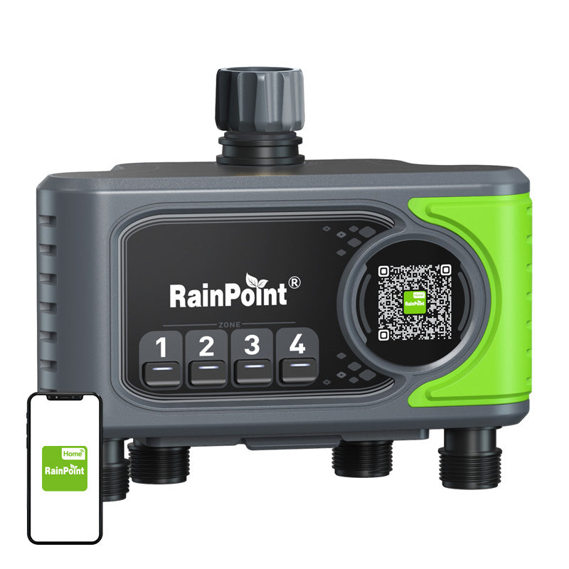 RainPoint WiFi vandingscomputer med 4 zoner