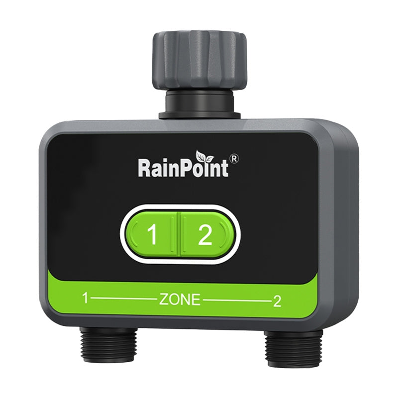 RainPoint vandingscomputer med 2 zoner og app