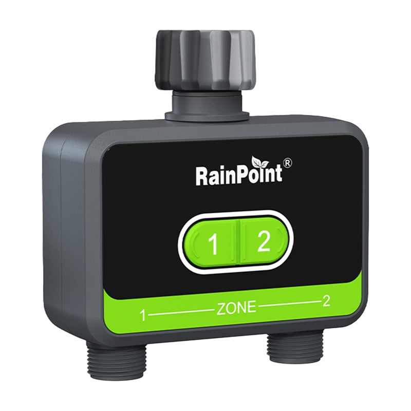 RainPoint vandingscomputer med 2 zoner og app