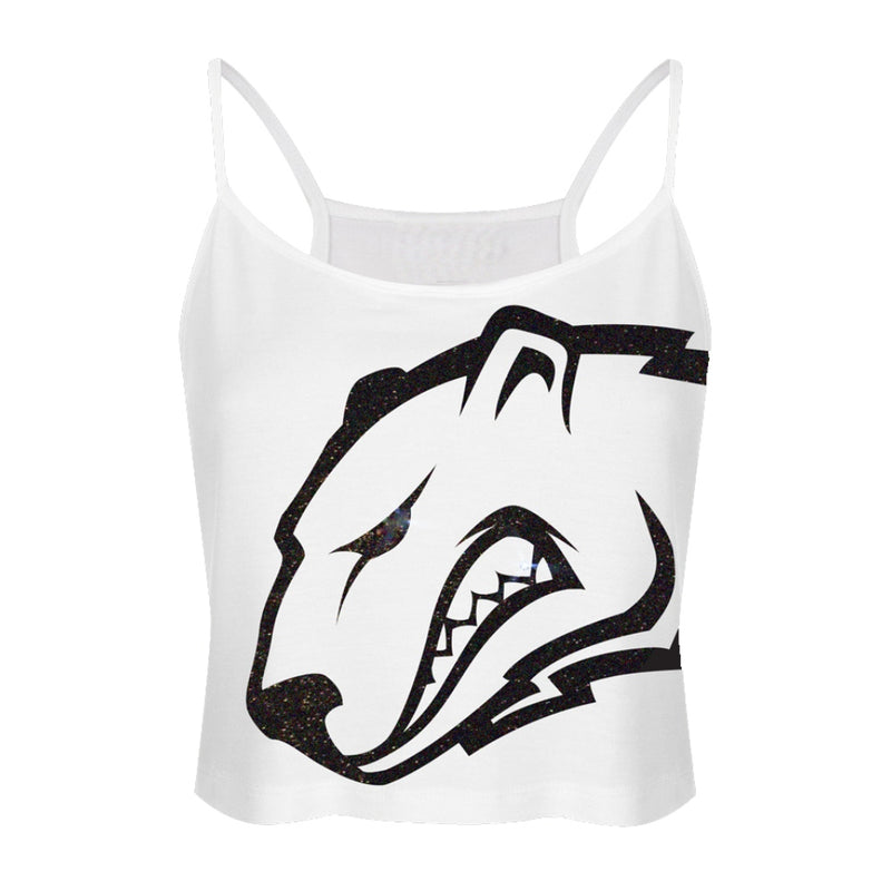 Virtus.pro - crop top til kvinder hvid