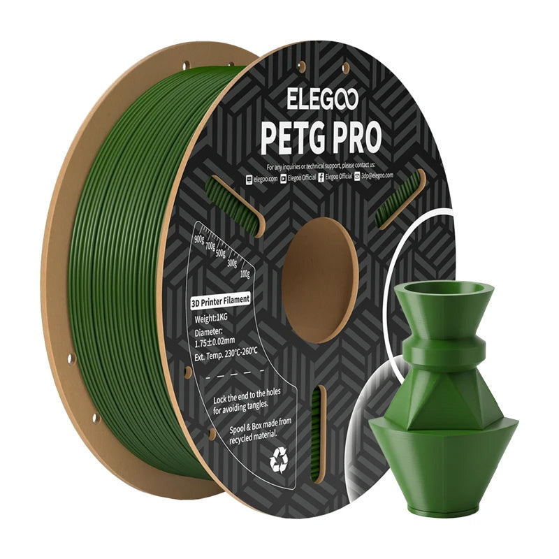 ELEGOO PETG Pro filament (olivengrøn)