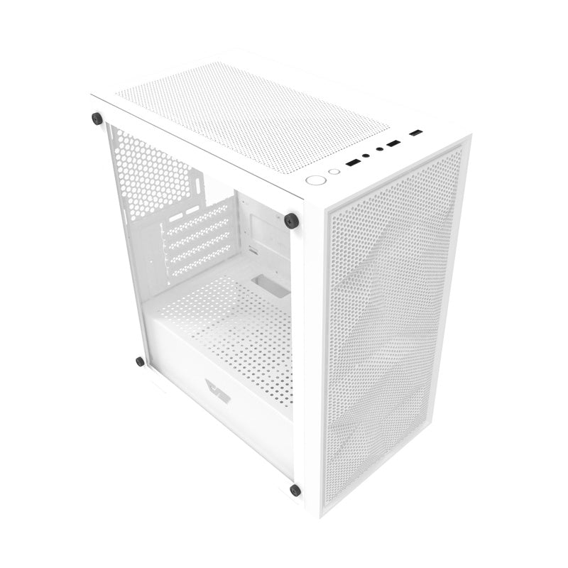 Darkflash M305 Mesh PC-kabinet uden blæsere (hvid)