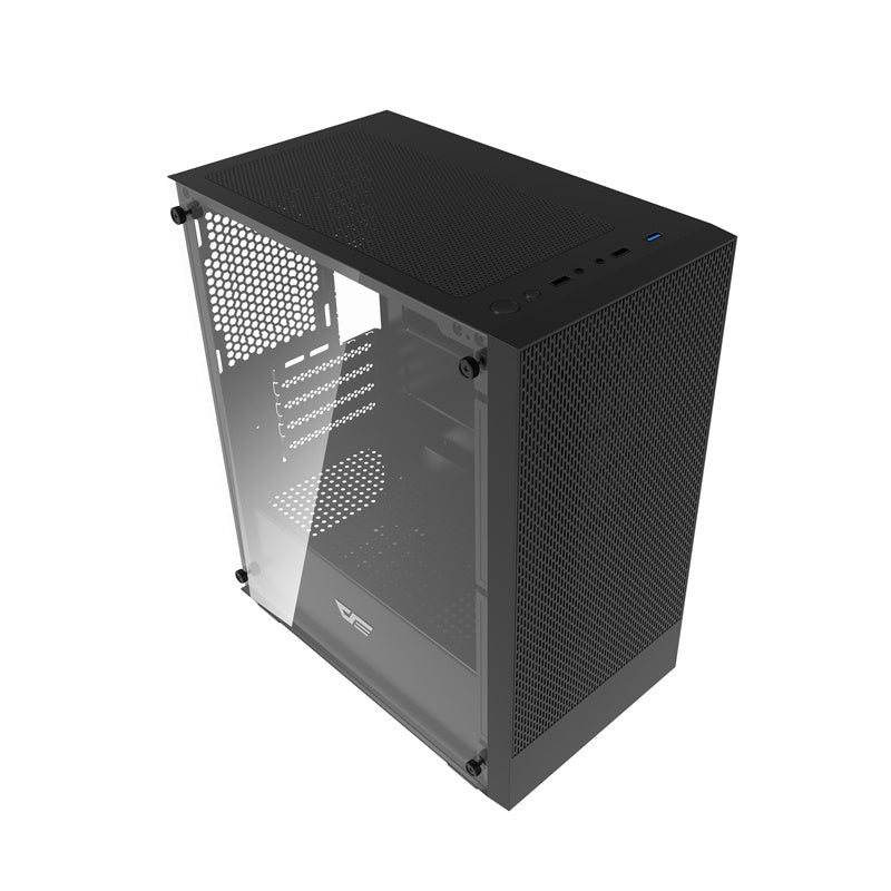 Darkflash M305 PC-kabinet uden blæsere (sort)