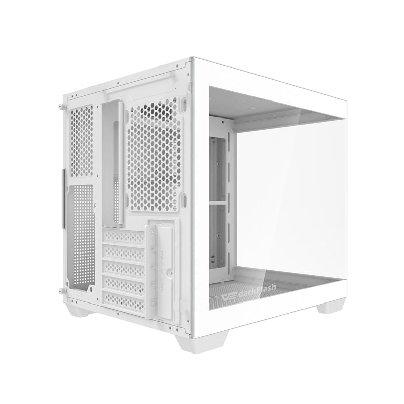 Darkflash C275P PC-kabinet uden blæsere (hvid)