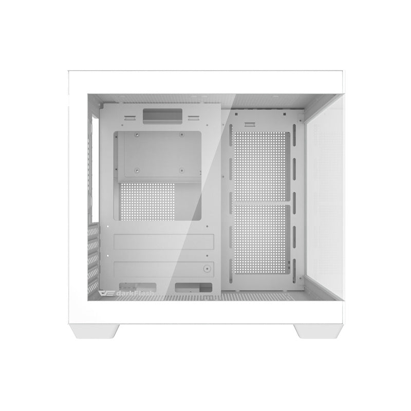 Darkflash C275P PC-kabinet uden blæsere (hvid)