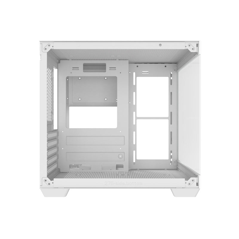 Darkflash C275P PC-kabinet uden blæsere (hvid)