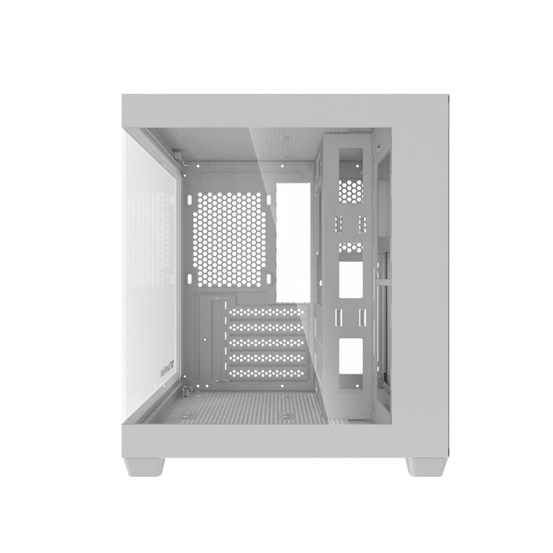 Darkflash C275P PC-kabinet uden blæsere (hvid)
