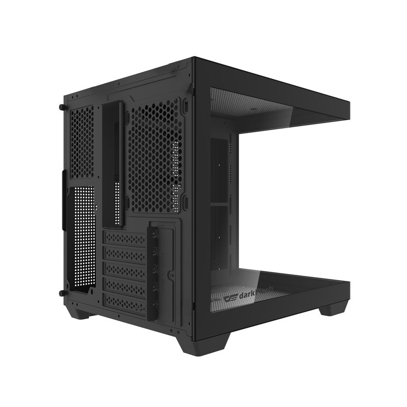 Darkflash C275P PC-kabinet uden blæsere (sort)