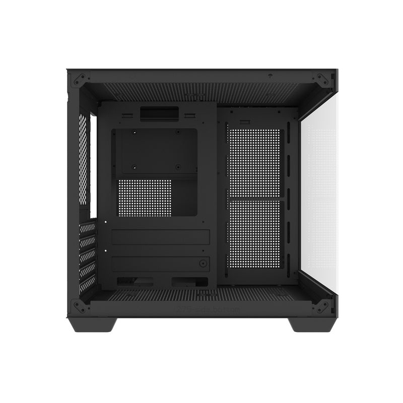 Darkflash C275P PC-kabinet uden blæsere (sort)