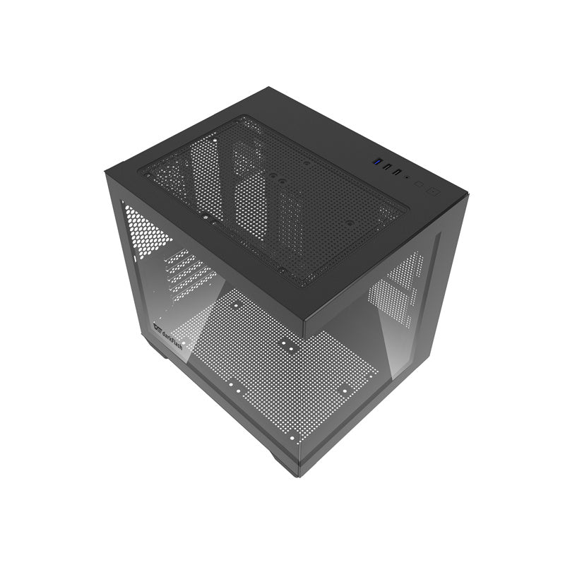 Darkflash C275P PC-kabinet uden blæsere (sort)