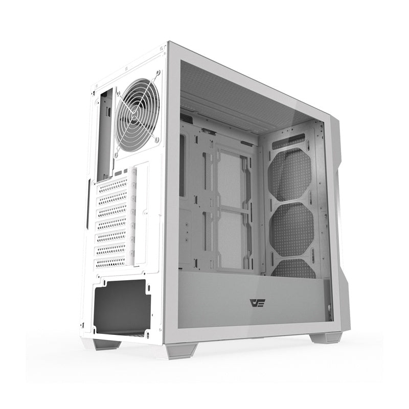 Darkflash DS900 Mesh PC-kabinet uden blæsere (hvid)